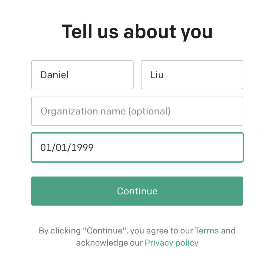 tell us about you
