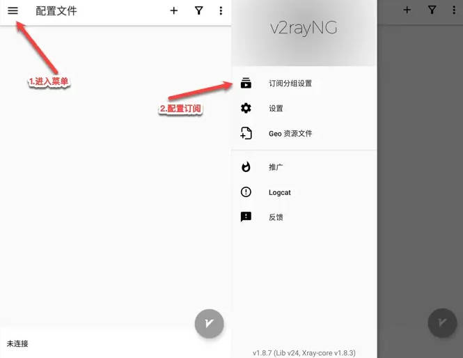 v2rayng配置文件