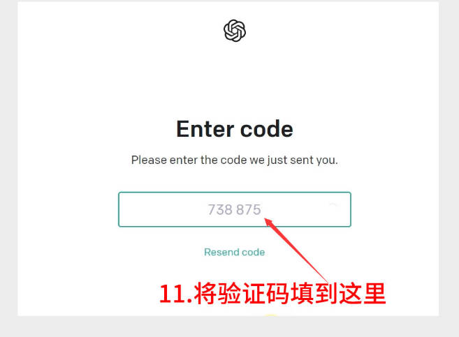 填写验证码
