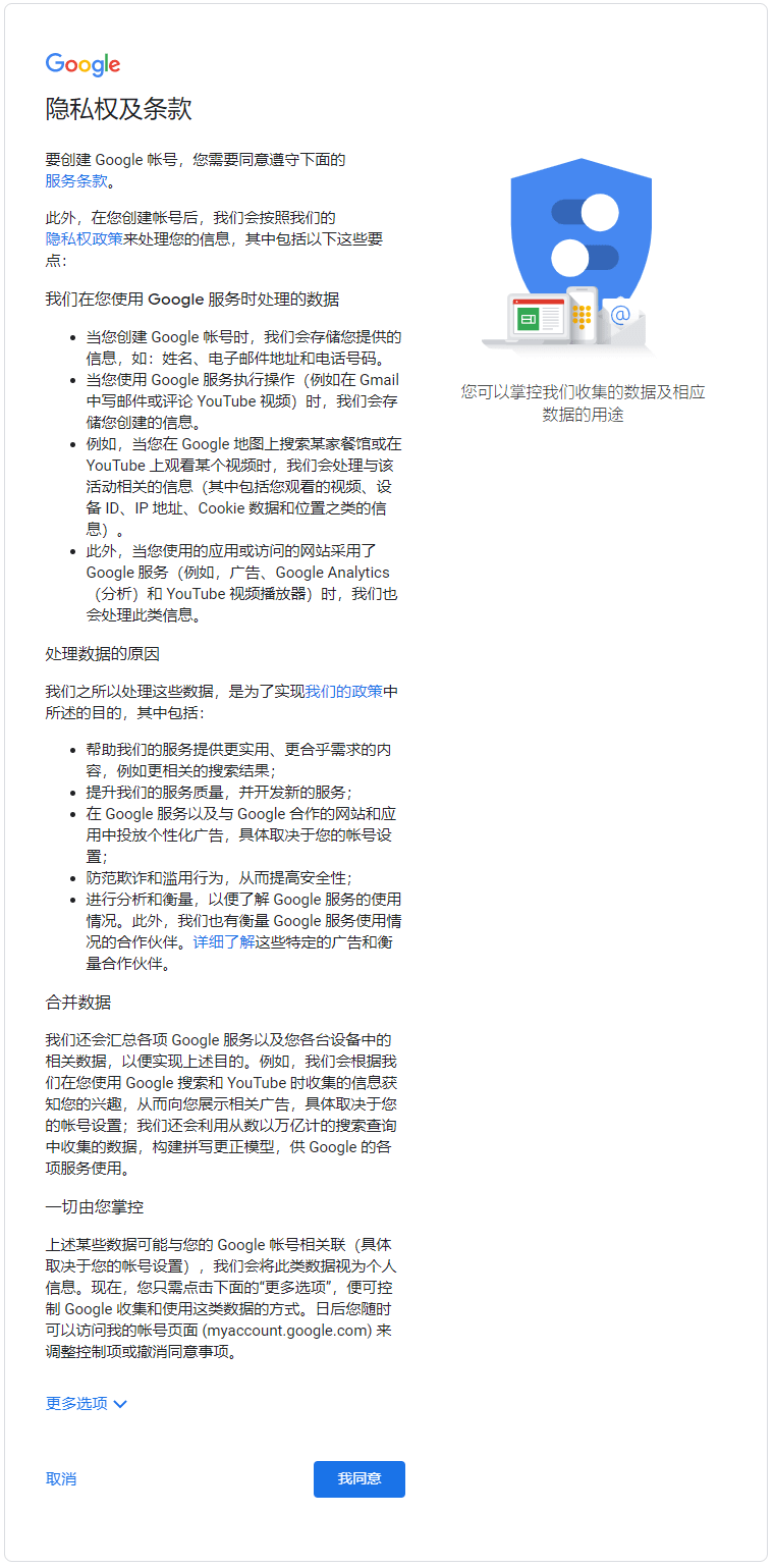 我同意