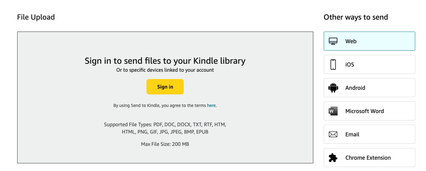 senttokindle