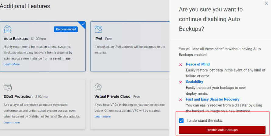 auto backups