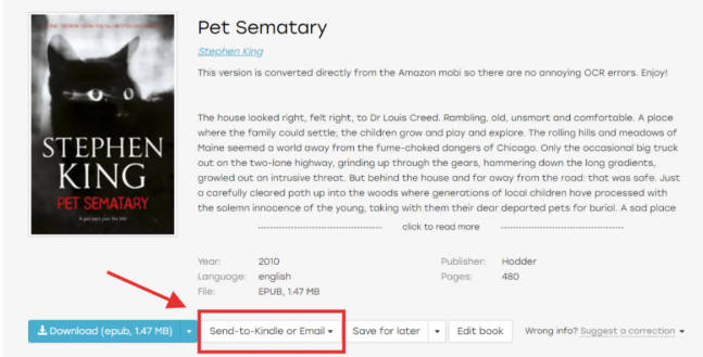 send to kindle