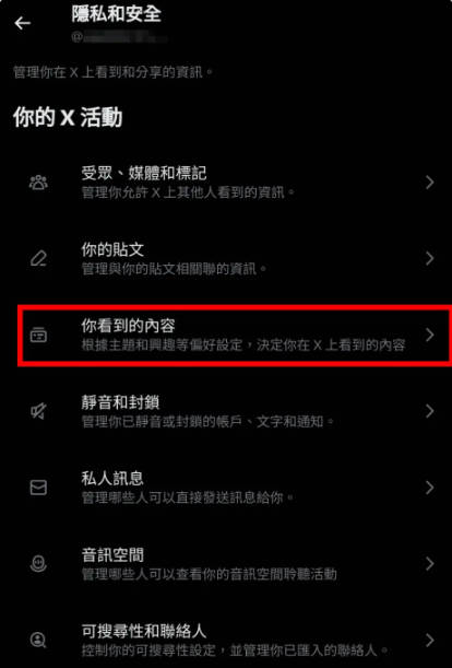 你看到的内容