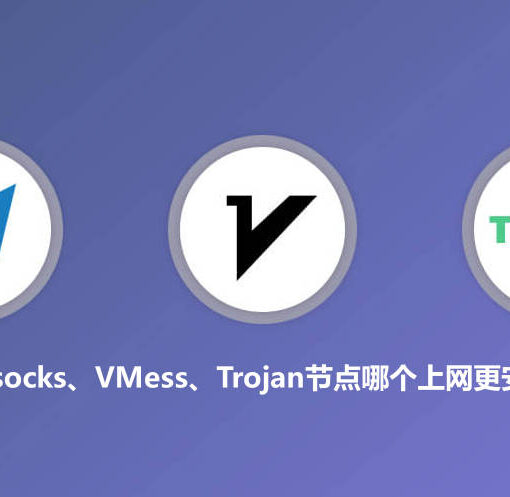 Shadowsocks、VMess、Trojan节点哪个上网更安全和隐蔽? 3 节点区别